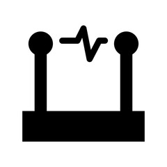 Electrodes Flat Vector Icon