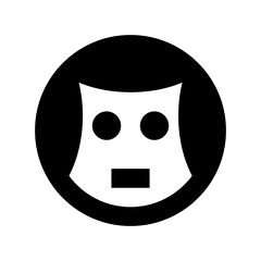 Dog Person Flat Vector Icon