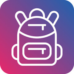 Bagpack Icon Style