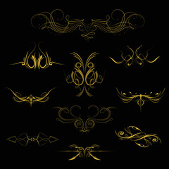 Decorative vector set 