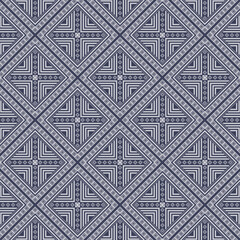 Geometric ethnic pattern embroidery design for background or wallpaper and clothing