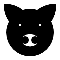 Pig Flat Vector Icon