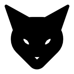 Cat Flat Vector Icon