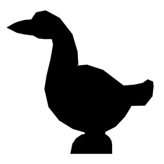 Duck Flat Vector Icon