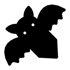 Bat Flat Vector Icon