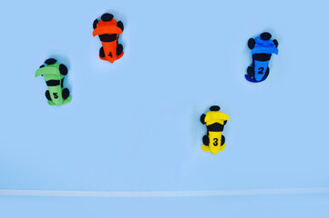 carros de corrida chegada 