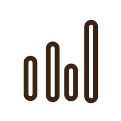 Obraz premium bussines graph management project icon