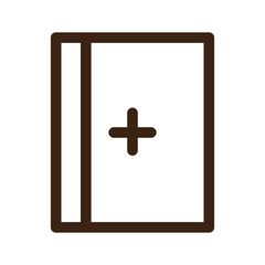 Fototapeta premium care data health hospital medical medicine icon