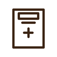 Obraz premium care document health hospital medical medicine icon