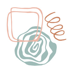 Vector abstract doodle collage for social media design, prints, patterns, sublimations, corporate identity