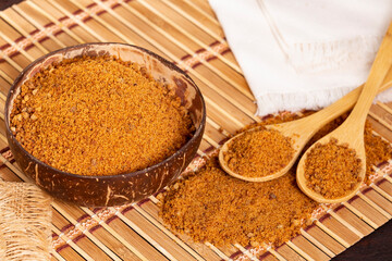 Panela or sugar cane candy - Saccharum officinarum