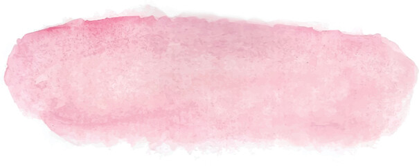 Watercolor painting. Pink watercolor on white background.