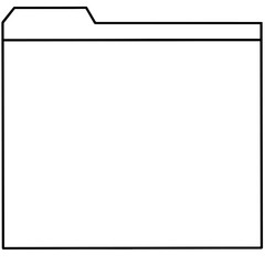 File Folder Frame Outline