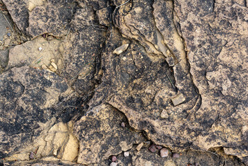 The stone wall - rock background or texture