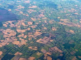 Fototapeta premium Aerial view of Ireland