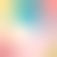 Rainbow gradient background, pink, yellow, blue