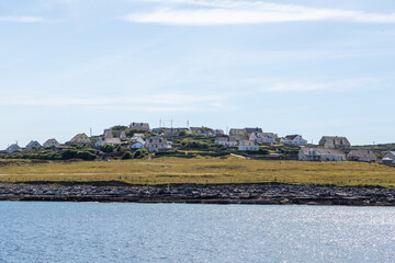 Village on an island