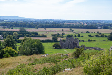 Fototapeta na wymiar Medieval ruin in countryside
