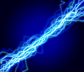 thunder material. Light blue flash pattern.