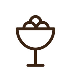 cook hotel ice cream restaurant travel icon