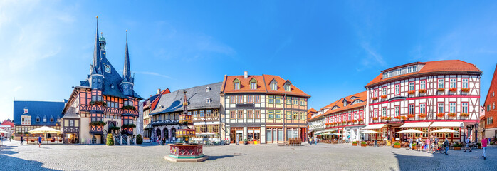 Rathaus, Wernigerode, Sachsen Anhalt, Deutschland 