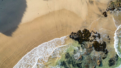 Cornwall Beach sea sand and surfing