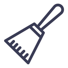 brush cleaning housekeeping mop tools icon