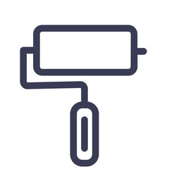 brush design paint roller tool icon