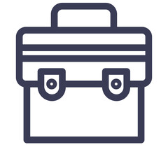 bag briefcase kit luggage tools icon