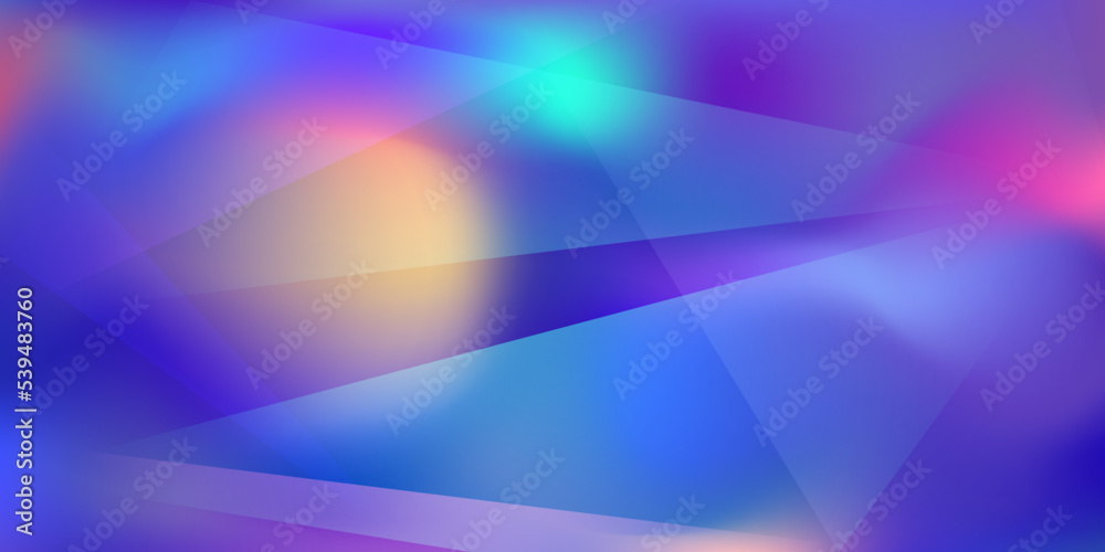 Wall mural abstract blurred gradient mesh background in bright colors. vector colorful smooth illustrations
