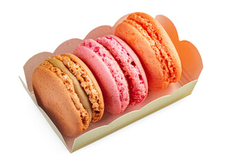 Colorful macarons cakes