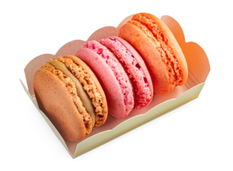 Colorful macarons cakes