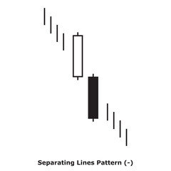 Separating Lines Pattern (-) White & Black - Square