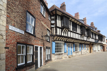 Traditional English houses in York, UK