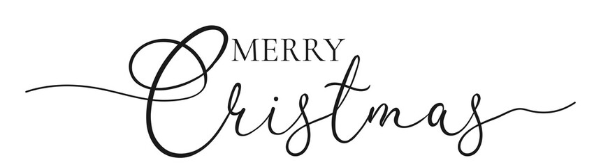 merry christmas lettering. Seasonal greeting card template. celebration holiday xmas. A calligraphic hand written inscription