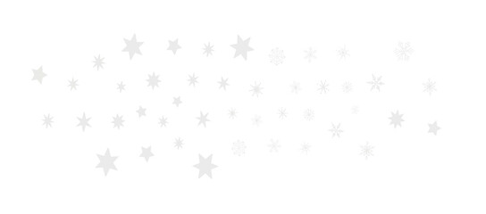 Winter christmas sky with falling snow