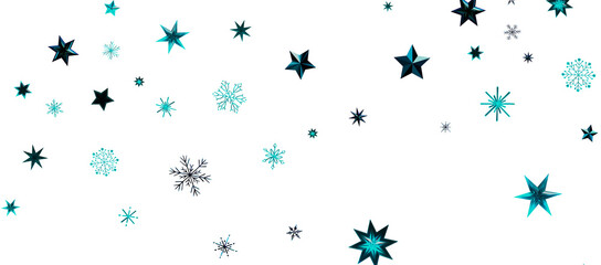 Falling snow at night. Bokeh lights