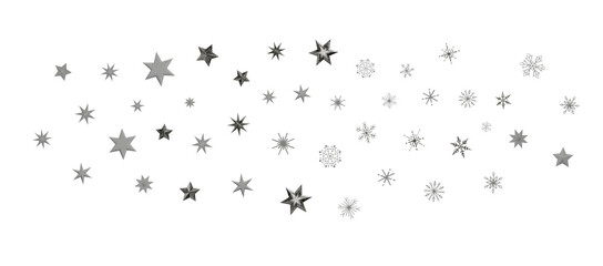 Christmas background design of snowflake and snow falling in the winter 3d illustration