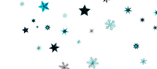 The winter background, falling snowflakes