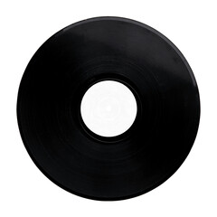 Obraz premium old vinyl record isolated and save as to PNG file