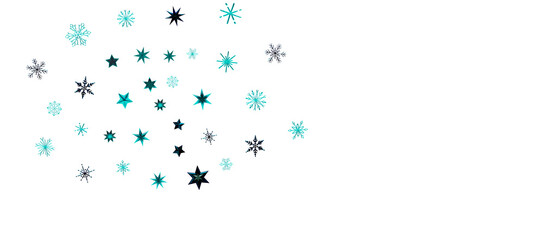 The winter background, falling snowflakes