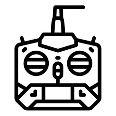 Remote Drone icon outline