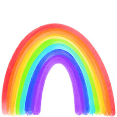 Rainbow on transparent background, rainbow PNG, color texture rainbow