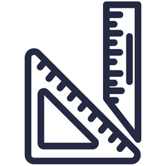 build construction equipment fix repair ruler tool icon
