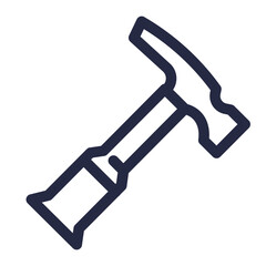build construction equipment hammer instrument repair tool icon