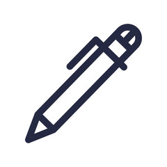 ball pen ball-pen design line-icon tool write icon