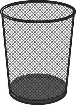 Office mesh rubbish bin