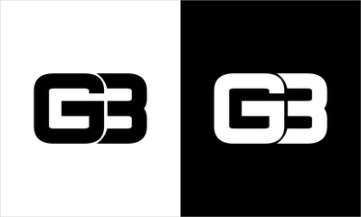 letter gb logo design