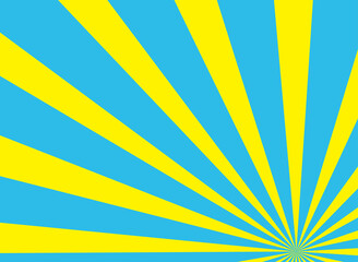 Geometric background of repeating circular lines. The lights of a sun. 