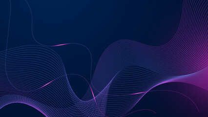 Abstract tech background. Futuristic technology interface with arrows, lines, waves, speed lights, motion, data concept, science element, cyberspace shapes, and connection lines.